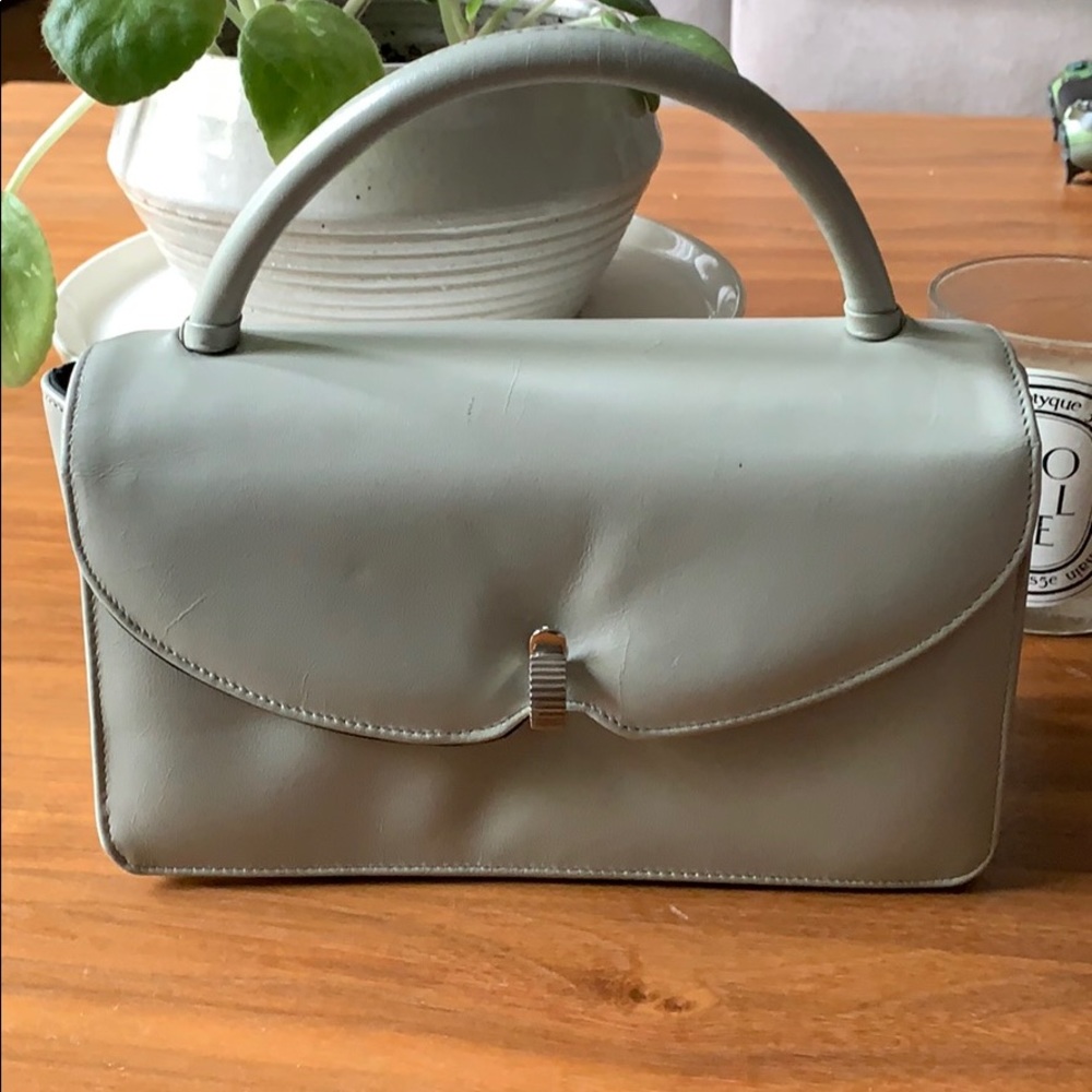 Vintage Neiman Markus Mini Bag 💼 Light Grey